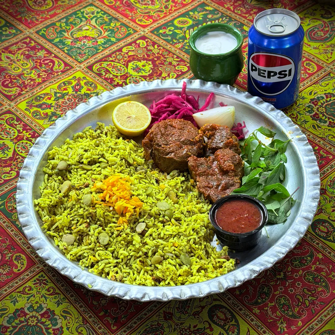 باقلا پلو با گوشت